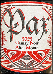 Pax 2023 Alta Monte Gamay Noir