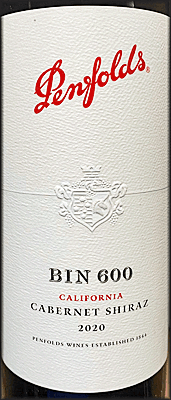 Penfolds 2020 Bin 600