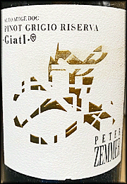 Peter Zemmer 2021 Riserva Giatl Pinot Grigio