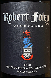 Robert Foley 2018 Anniversary Claret