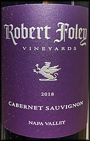 Robert Foley 2018 Napa Valley Cabernet Sauvignon