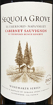 Sequoia Grove 2021 Rutherford Bench Reserve Cabernet Sauvignon