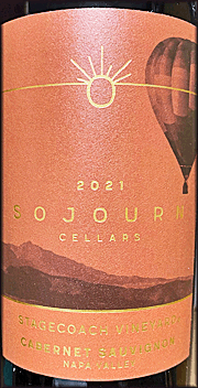 Sojourn 2021 Stagecoach Cabernet Sauvignon