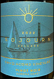 Sojourn 2022 Sangiacomo Pinot Noir