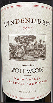 Spottswoode 2021 Lyndenhurst Cabernet Sauvignon