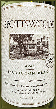 Spottswoode 2023 Sauvignon Blanc