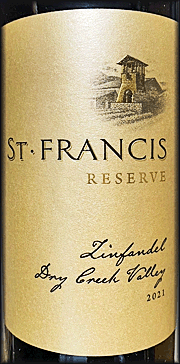 St. Francis 2021 Reserve Zinfandel