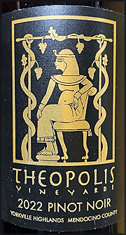 Theopolis 2022 Yorkville Highlands Pinot Noir