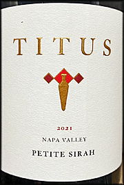 Titus 2021 Petite Sirah 