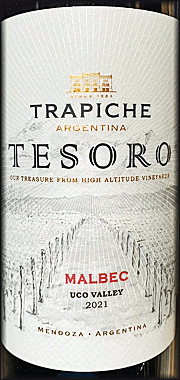 Trapiche 2021 Tesoro Malbec