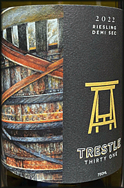 Trestle Thirty One 2022 Demi-Sec Riesling