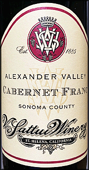 V. Sattui 2021 Cabernet Franc