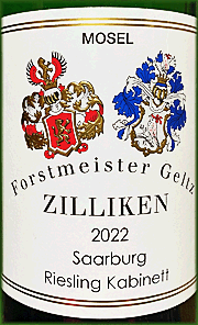 Zilliken 2022 Saarburg Kabinett Riesling